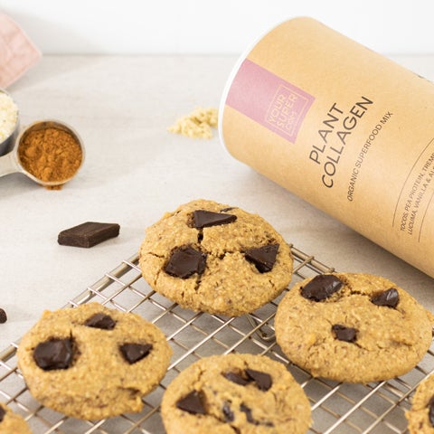 Vegan Collagen Chocolate Chip Cookies